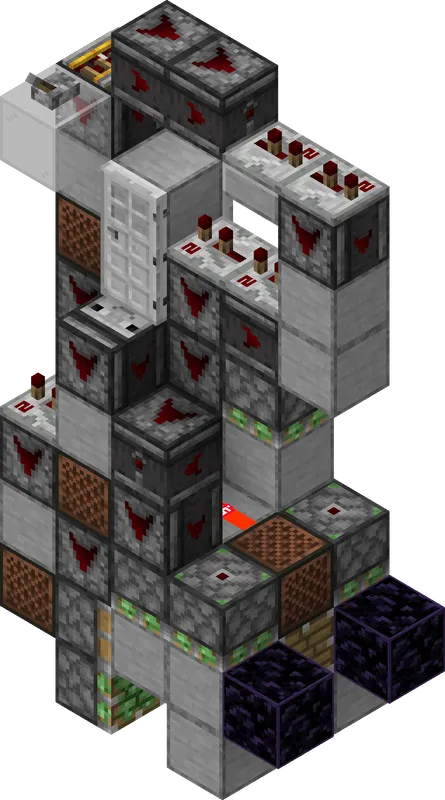 Bedrockless Bedrock Wither Cage (Shuffling Cage)