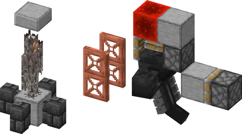 Suffocation Bedrockless Creaking Wither Cage