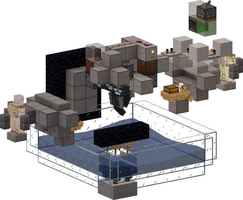 36k Suffocation Nether Portal Obsidian Farm